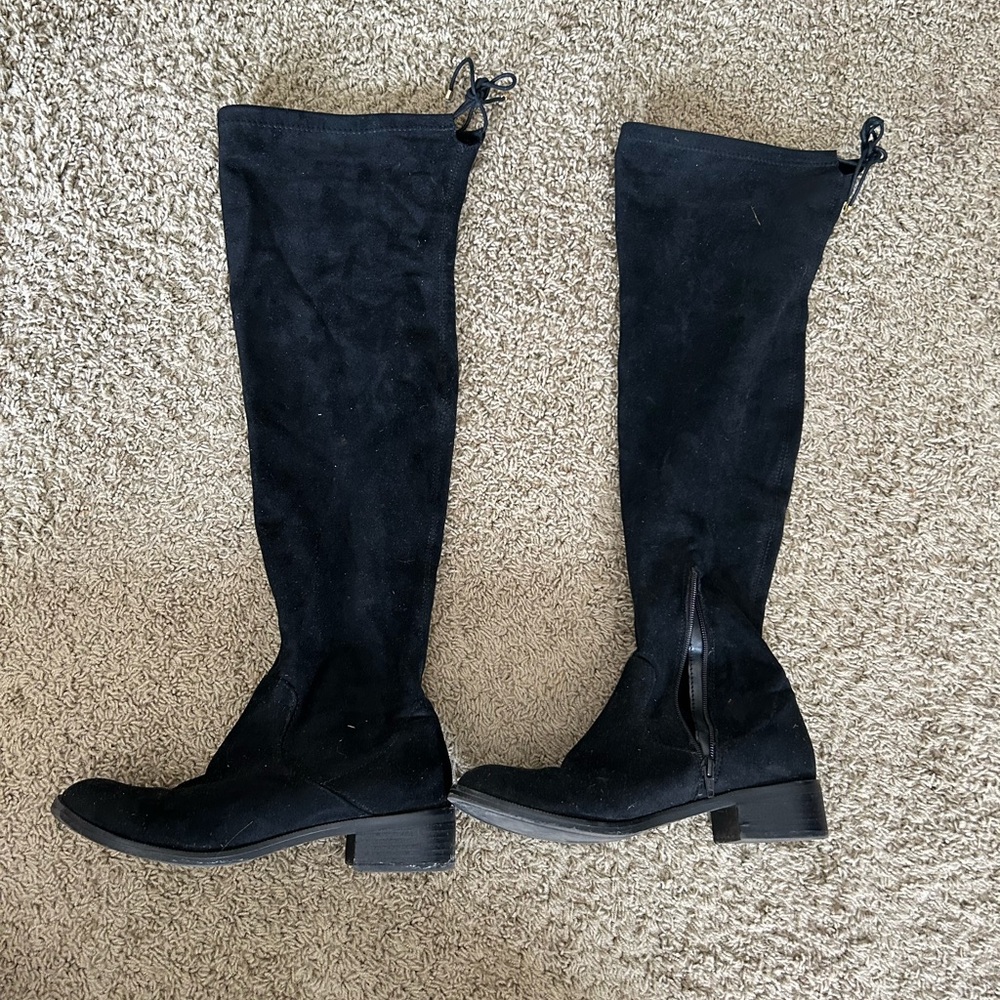 Aldo Black Over the Knee Boots